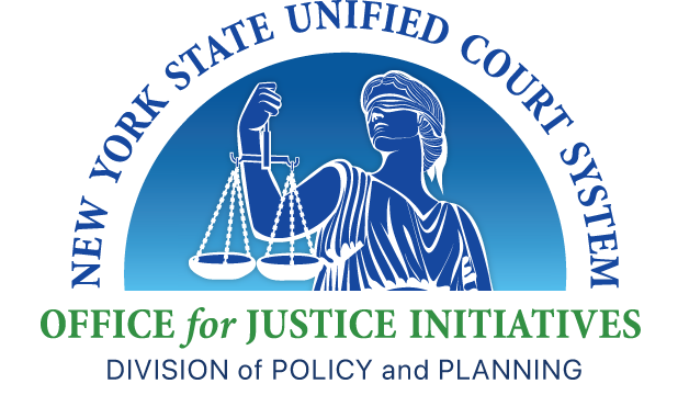 Emblem of The Office of Justice Initiatives of The New York State Unified Court System